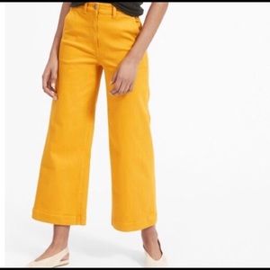 Everlane cropped wide legged pants